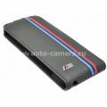 Кожаный чехол для iPhone 5C BMW M-Collection Flip, цвет Grey (BMFLPMMP)